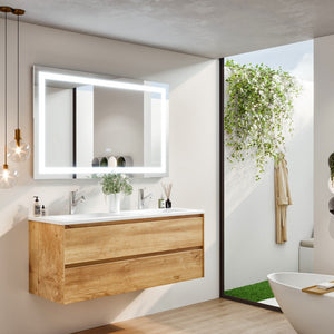 Eviva Lite 48" x 30" Rectangular Frameless Mirror
