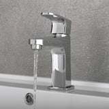 DAX Brass Single Handle Bathroom Faucet, Chrome DAX-9829