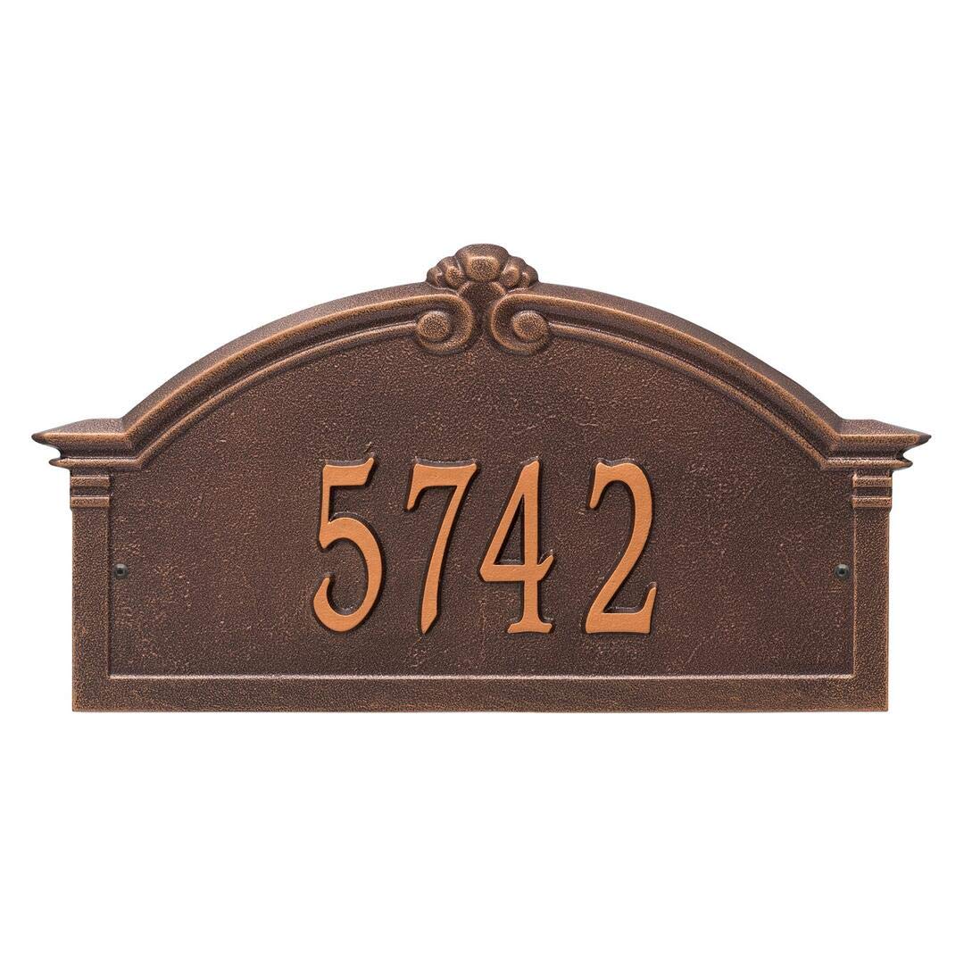 Whitehall 3134AC - Personalized Roselyn Arch Plaque - Grande - Wall - 1 Line