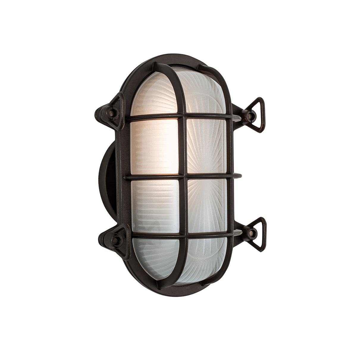 Elk 1101-BR-FR Mariner Oblong Outdoor Wall Light - Bronze With Frosted Glass