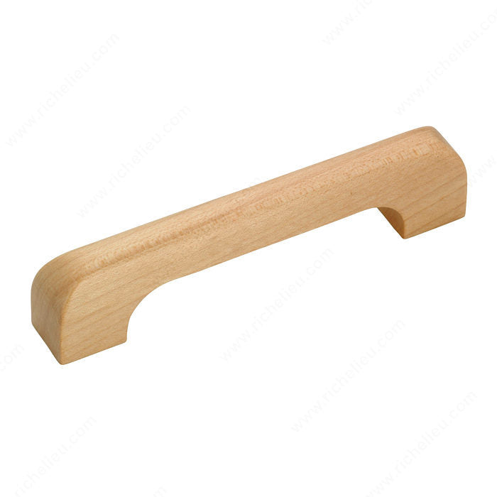 Richelieu BP05411151 Eclectic Wood Pull - 541, Maple, Varnished