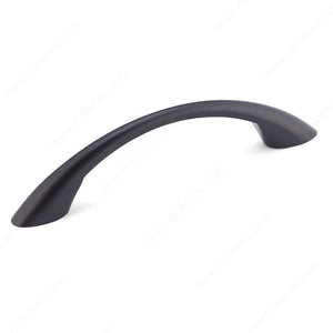Richelieu BP65017900 Modern Metal Pull - 6501, Matte Black, Zamak, 8/32 in (Included)