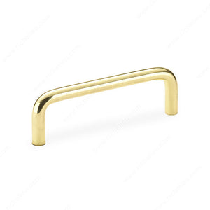 Richelieu 33204130 Modern Steel Pull - 3320, Brass, 3 1/2 in, 3 13/16 in