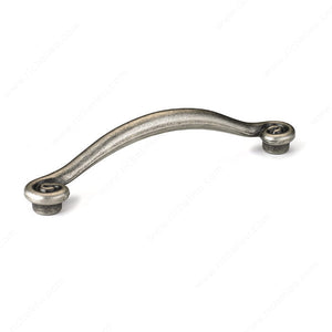 Richelieu BP410128142 Traditional Metal Pull - 4101, Pewter