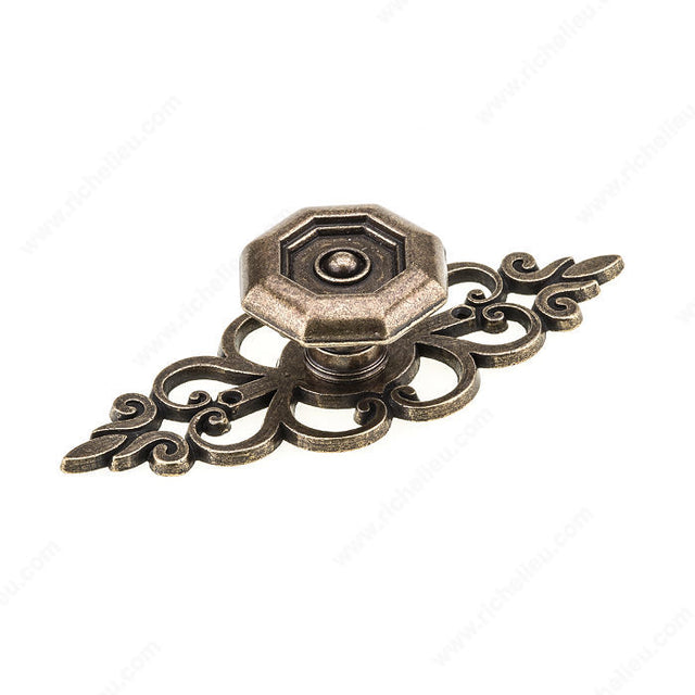 Richelieu BP46700AE Traditional Metal Knob - 467