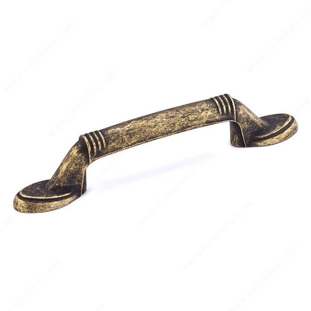 Richelieu BP5183BB Traditional Metal Pull - 5183, Burnished Brass
