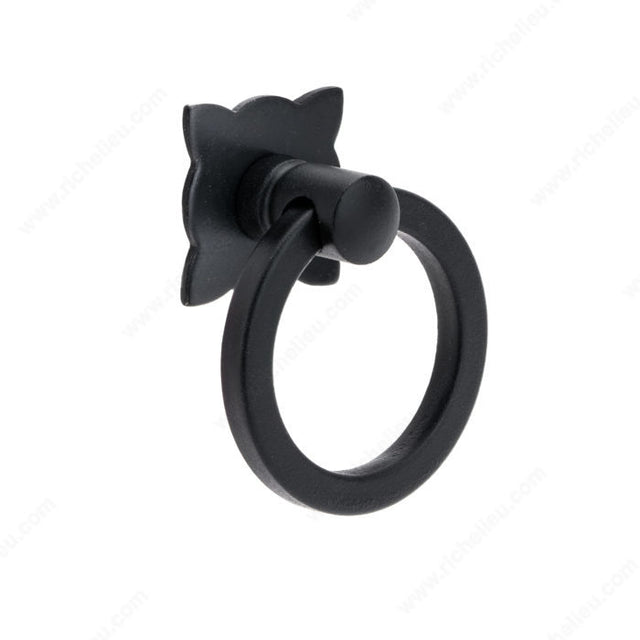 Richelieu 240440900 Traditional Forged Iron Ring Pull - 2404