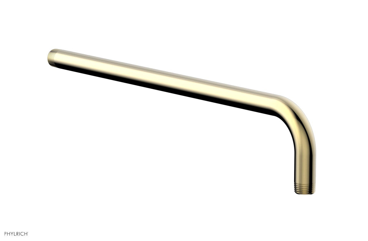 Phylrich 11023-03U 90° Angle 16" Shower Arm 11023 - Polished Brass Uncoated