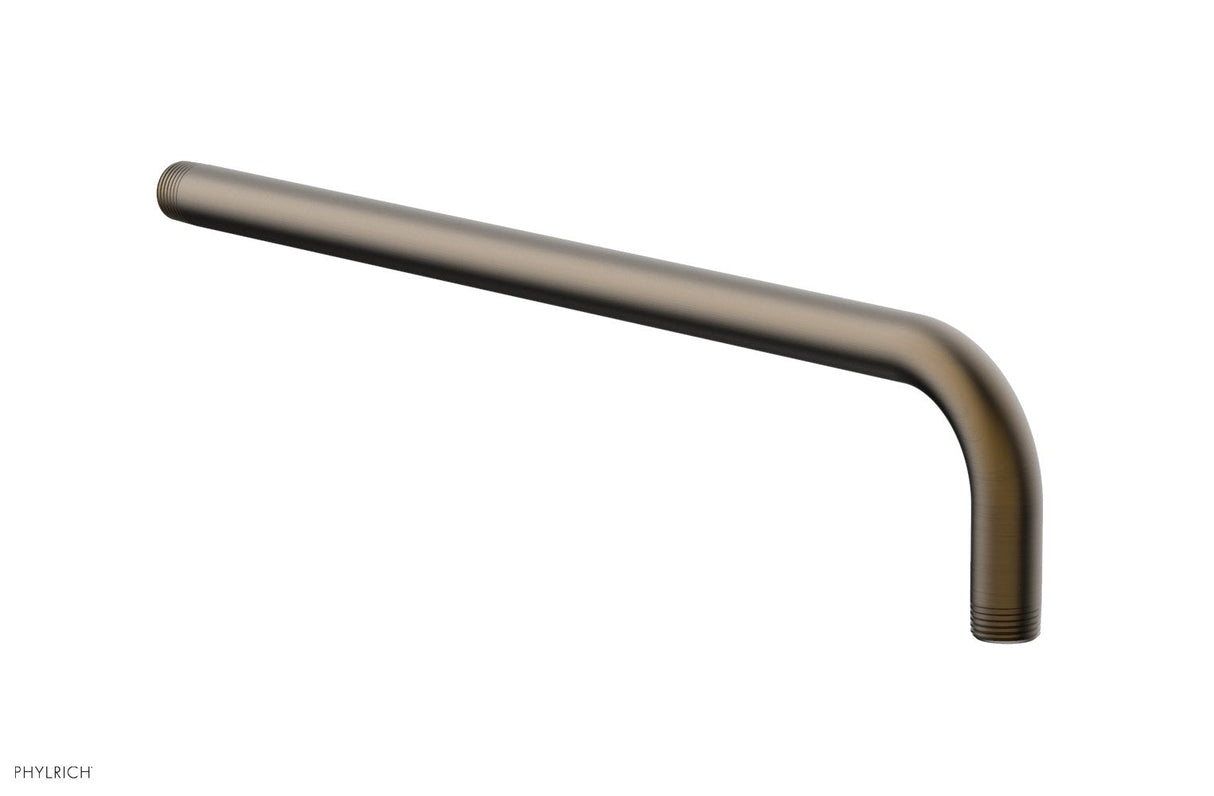 Phylrich 11023-OEB 90° Angle 16" Shower Arm 11023 - Old English Brass