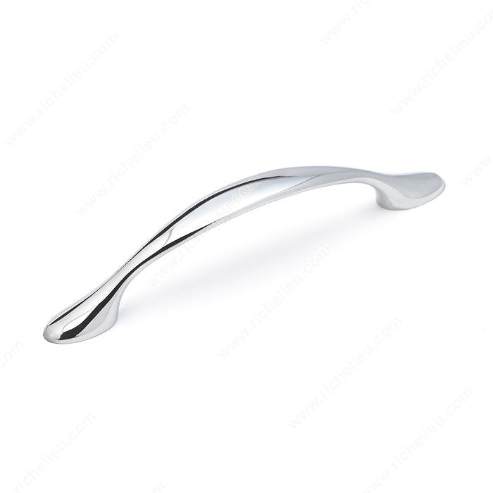 Richelieu BP7814140 Traditional Metal Pull - 7814, Chrome, 8/32 in (Included)