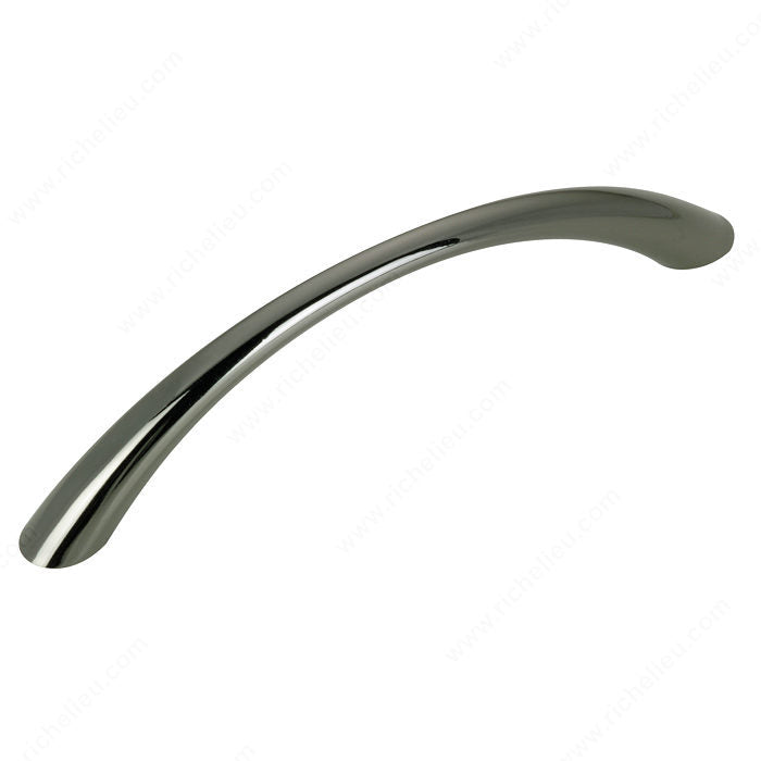 Richelieu 351191 Modern Metal Pull - 3511, Black Nickel, 3 25/32 in, 4 1/2 in, 8/32 in (Not Included)