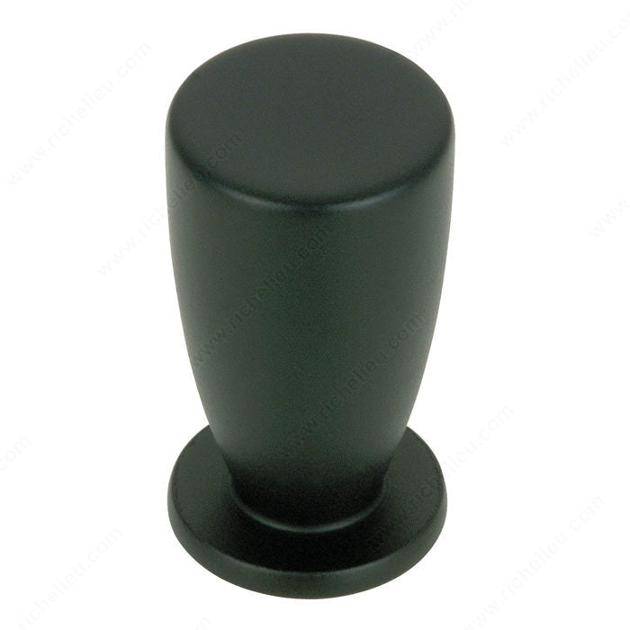 Richelieu BP20712900 Modern Metal Knob - 2071, Matte Black