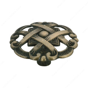 Richelieu BP37700AE Traditional Metal Knob - 3770
