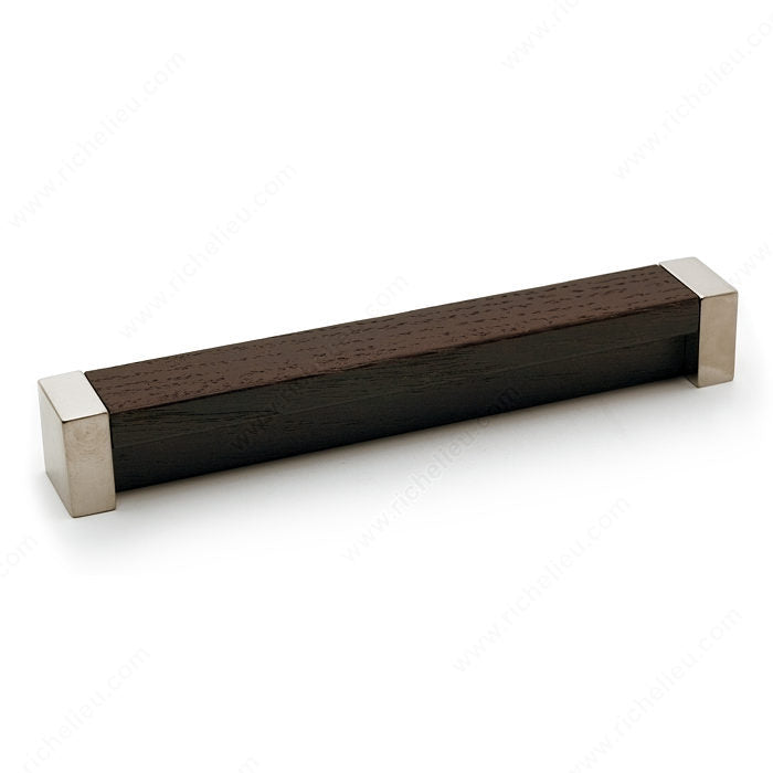 Richelieu 616791160195321 Modern Wood and Metal Pull - 616