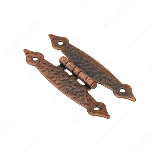 Onward BP2053M41 "H" Hinge for Inset Doors, Antique Copper, M41