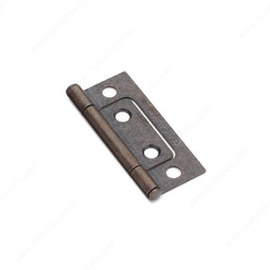 Richelieu BP2050M41 Classic Metal Bifold Hinge - 2050, Antique Copper, M41, Reds, Roses, & Rusts