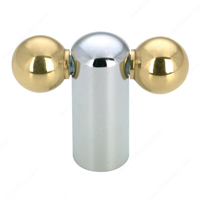 Richelieu 38380140130 Contemporary Brass Knob - 3838