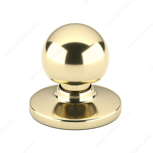 Richelieu BP3922195 Functional Metal Wardrobe Knob - 3922, Brushed Nickel, Steel