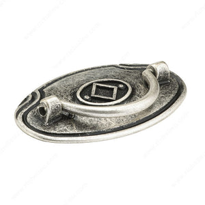 Richelieu BP53764139 Traditional Metal Pull - 5376, Old Silver, M4 (Included)