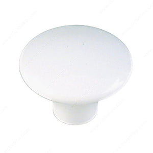 Richelieu SP39002 Functional Plastic Knob - 390, White