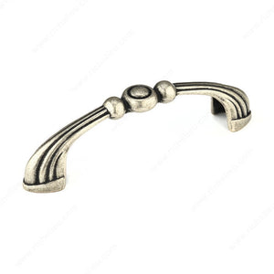Richelieu BP67296139 Traditional Metal Pull - 6729, Old Silver