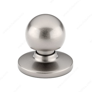 Richelieu BP3922195 Functional Metal Wardrobe Knob - 3922, Brushed Nickel, Steel