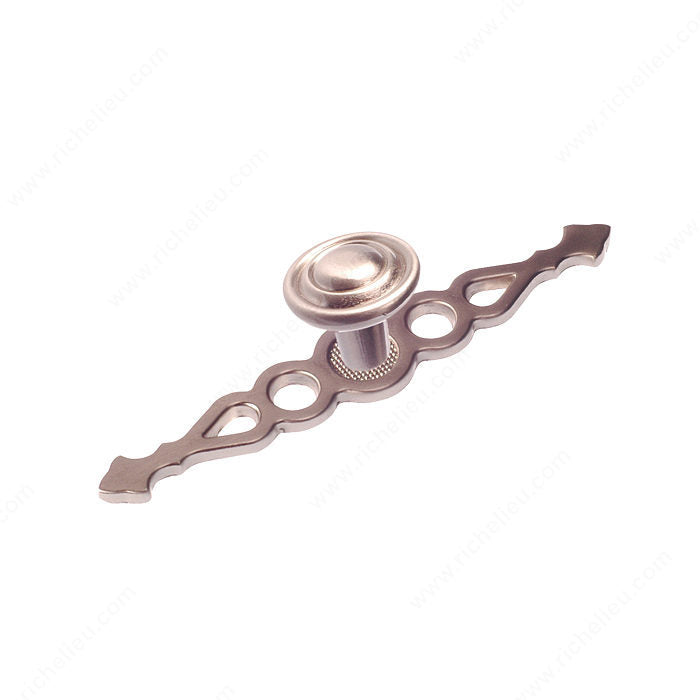 Richelieu BP23601195 Traditional Metal Knob - 2360, Brushed Nickel