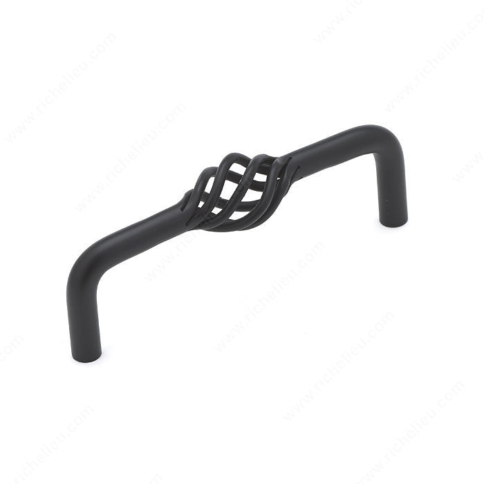 Richelieu BP10696900 Traditional Metal Pull - 106, 3 25/32 in, 4 3/32 in