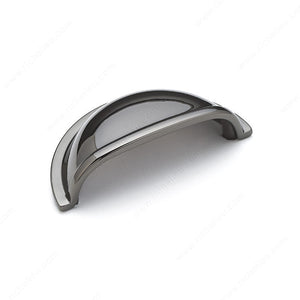 Richelieu BP3038891 Traditional Brass Cup Pull - 3038, Black Nickel