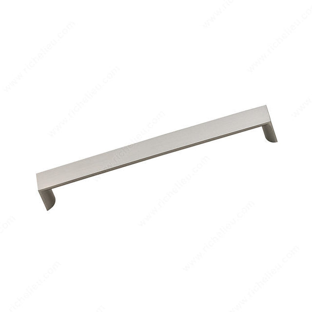 Richelieu 458128195 Modern Metal Pull - 458, Brushed Nickel, 5 1/32 in, 5 15/32 in, 8/32 in (Not Included)