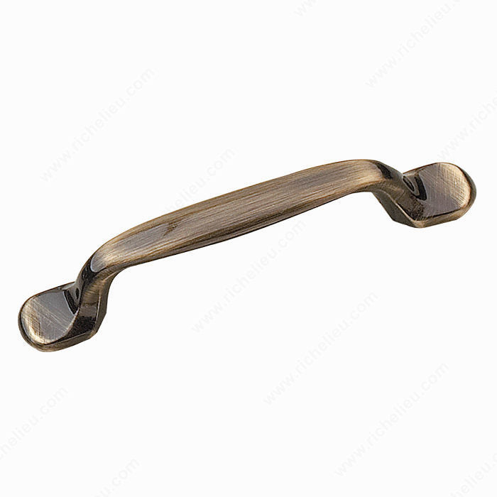 Richelieu BP2377596AE Traditional Metal Pull - 2377, Antique English, 3 25/32 in, 5 3/16 in, 25/32 in, 8/32 in (Included)