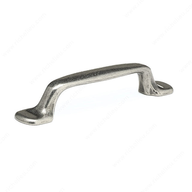 Richelieu BP2377596142 Traditional Metal Pull - 2377, Pewter, 3 25/32 in, 5 3/16 in, 25/32 in, 8/32 in (Included)