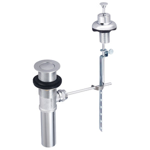 Central Brass 1109-BP Pop-Up Drain Assembly With Guide in Polished Chrome