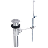 Central Brass 1109-BPLG Pop-Up Drain Assembly Less Guide in Polished Chrome