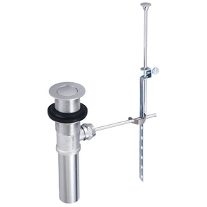 Central Brass 1109-BPLG Pop-Up Drain Assembly Less Guide in Polished Chrome