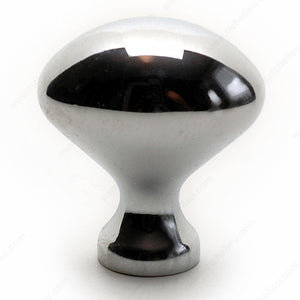 Richelieu BP4443140 Traditional Metal Knob - 4443, Chrome, 1 5/32 in, 25/32 in