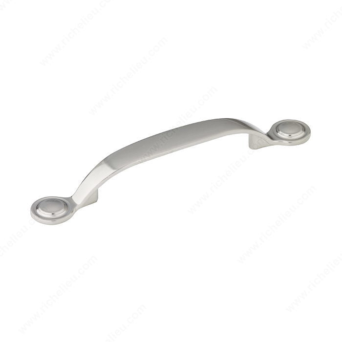 Richelieu BP288996195 Traditional Metal Pull - 2889, Brushed Nickel, 8/32 in (Included)