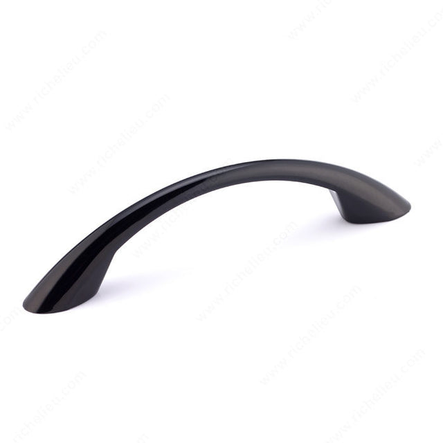 Richelieu BP6501790 Modern Metal Pull - 6501, Black, Zamak, 8/32 in (Included)