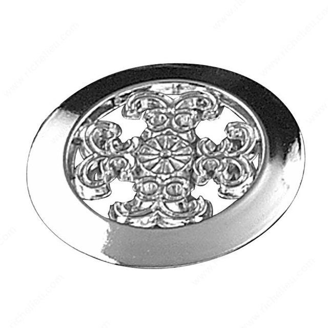 Richelieu BP3735038140 Traditional Metal Knob - 3735, Chrome