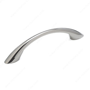 Richelieu BP6501791 Modern Metal Pull - 6501, Black Nickel, Zamak, 8/32 in (Included)