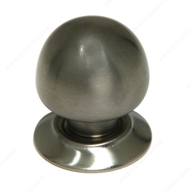 Richelieu BP460195 Functional Metal Knob - 460, Brushed Nickel