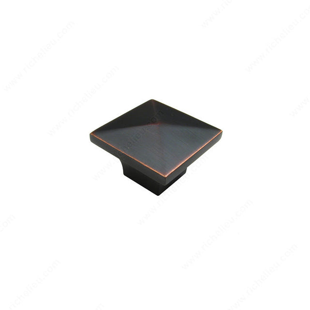 Richelieu BP53082BORB Traditional Metal Knob - 5308, Brushed Oil-Rubbed Bronze