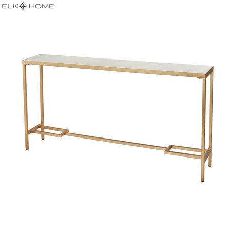 Elk 1114-315 Equus Console Table - Tall Gold Leaf