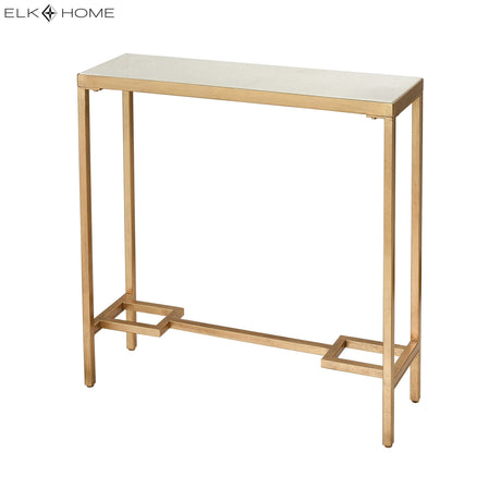 Elk 1114-316 Equus Console Table - Small Gold Leaf