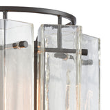 Elk 11160/1 Cubic Glass 12'' High 1-Light Sconce - Oil Rubbed Bronze