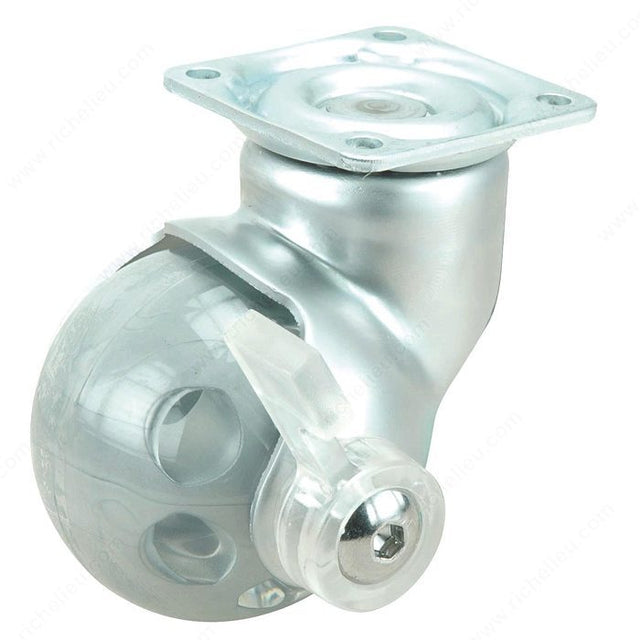 Richelieu 75002010501 Contemporary Swivel Ball Caster, Swivel Without Brake
