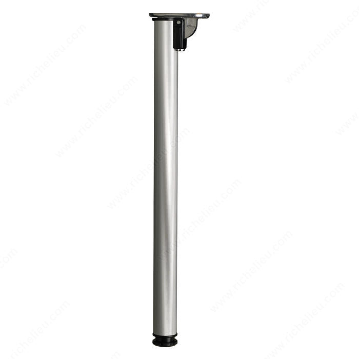 Richelieu 65671010 710 mm (28'') - Folding Table Leg, Aluminum