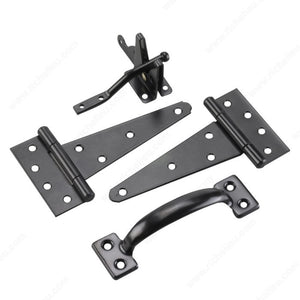 Richelieu 9000FBR Gate Hardware Kit, Matte Black