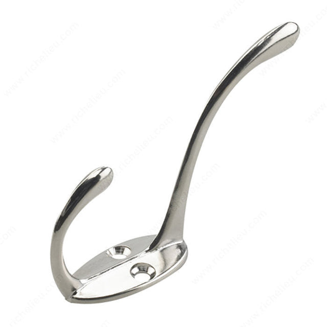 Richelieu 226NBV 5 in Light Duty Coat Hook, Brushed Nickel