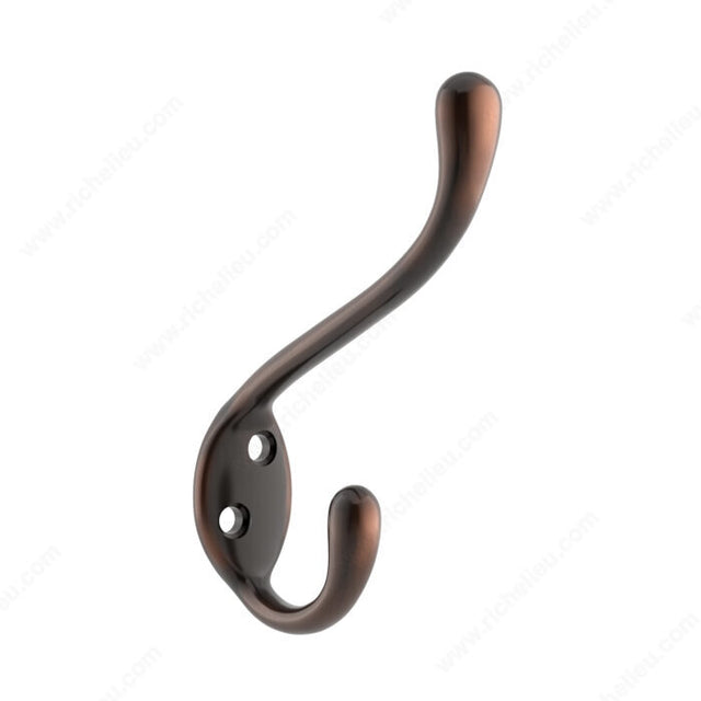 Onward 237ACBV Heavy-Duty Coat Hook - 5 in (127 mm) - 237, Brushed Antique Copper